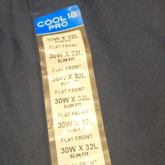 Navy Haggar Cool 18 Pro Slim Fit 30/32 - Picture 5 of 5